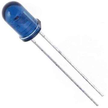 Elektromer Mavi 5 mm Mercekli Led