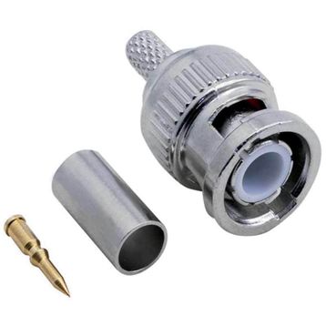 Elektromer RG 58 Tip Bnc Fiş Erkek Sıkmalı Konnektör