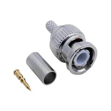 Elektromer RG 58 Tip Bnc Fiş Erkek Sıkmalı Konnektör