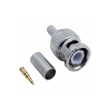 Elektromer RG 58 Tip Bnc Fiş Erkek Sıkmalı Konnektör