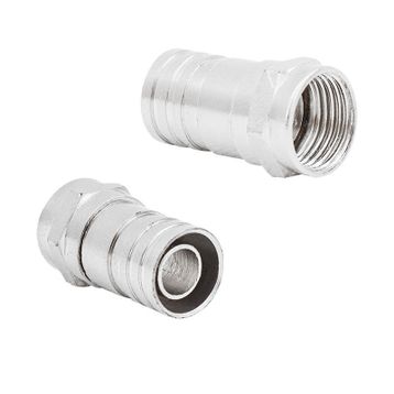 Elektromer Sıkmalı Rg6 Kısa Tip F Konnektör