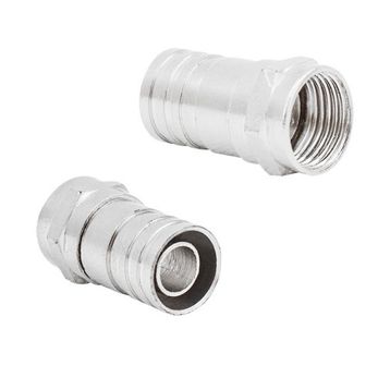 Elektromer Sıkmalı Rg6 Kısa Tip F Konnektör