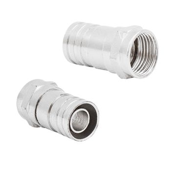 Elektromer Sıkmalı Rg6 Kısa Tip F Konnektör