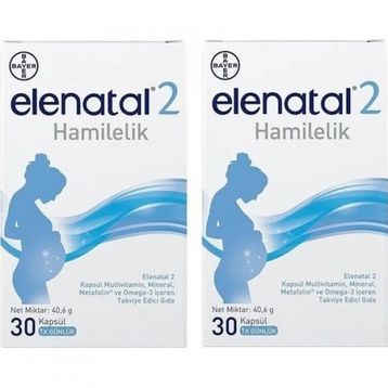 Elenatal 2 Hamilelik Desteği 30 Kapsül