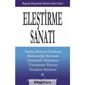 Eleştirme Sanatı - av abidin sonmez