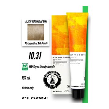 Elgon Get The Color 10.31 Profesyonel Oksidansız 100 ml Saç Boyası