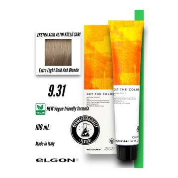 Elgon Get The Color 9.31 Profesyonel Oksidansız 100 ml Saç Boyası