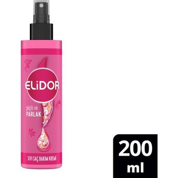 Elidor 200 ml Superblend Güçlü ve Parlak E Vitamini Makademya Yağı Kolajen Sıvı Saç Bakım Kremi