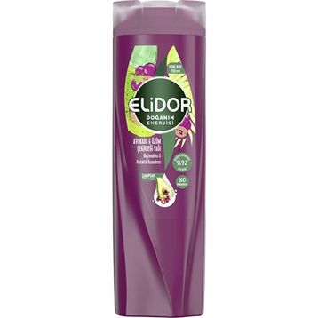 Elidor 350 ml Avokado Üzüm Çekirdeği Yağı Şampuan
