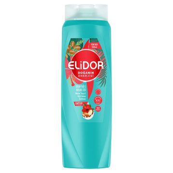 Elidor 500 ml Argan Yağı Hibiskus Özü Doğanın Enerjisi Saç Bakım Şampuanı