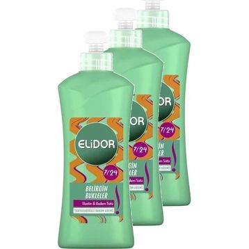 Elidor 7/24 Belirgin Bukleler 3x265 ml Şekillendirici Saç Bakım Kremi