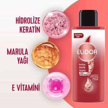 Elidor 90 ml Brezilya Keratin Terapisi Seyahat Boy Serum Bakım Kremi