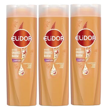 Elidor Anında Onarıcı Bakım 3x200 ml Şampuan