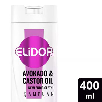 Elidor Avokado ve Castor Oil Nemlendirici Etki 400 ml Şampuan