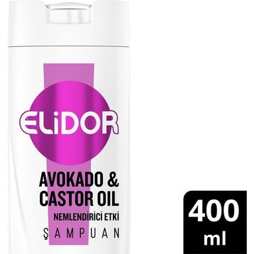 Elidor Avokado ve Castor Oil Nemlendirici Etki 400 ml Şampuan