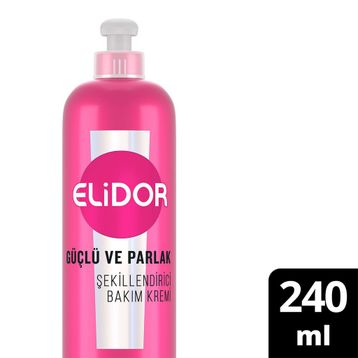 Elidor Güçlü ve Parlak Kuru ve Mat Saçlar İçin Şekillendirici 240 ml Saç Bakım Kremi