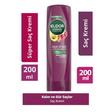 Elidor Kalın ve Gür Saçlar 200 ml Bakım Kremi