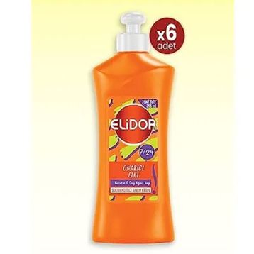 Elidor Onarıcı Etki 6x265 ml Saç Kremi