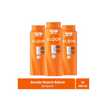 Elidor Superblend Anında Onarıcı 3x650 ml Şampuan