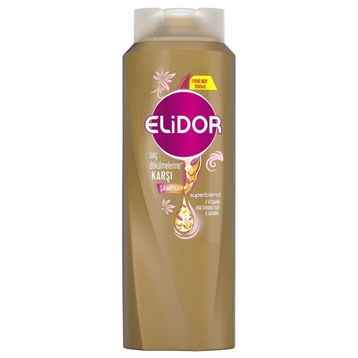 Elidor Superblend Esmer Parlaklık Vitamin E Chia Tohumu Yağı ve Melanin 500 ml Saç Bakım Şampuanı