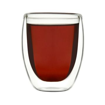 Elif Aksesuar 300 ml Çift Cidarlı Cam Şeffaf Bardak
