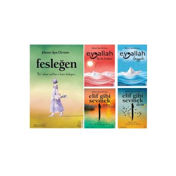 Elif Gibi Sevmek Nefes-Dem - Eyvallah Seyyah-Birlik Dükkanı - Fesleğen - 5 Kitap Set - Hikmet Anıl Öztekin