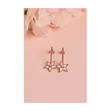 Elika Silver 925 Ayar Yıldız Model Kadın Gümüş Küpe