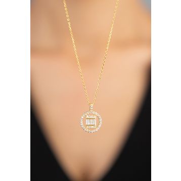 Elika Silver Kadın Baget Model 925 Ayar Gümüş Kolye