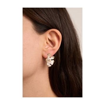 Elika Silver Kadın Çiçek Model Bijuteri Küpe