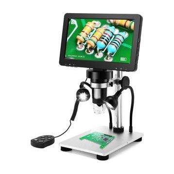 Elikliv 7 inç LCD Dijital 1200x 1080p Para Mikroskopu