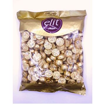 Elit Çikolata 1 kg Sütlü Çikolata Altın Yaldızlı Çikolatin