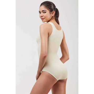 Elit Life 878 Ten Geniş Askılı Dikişsiz Çıtçıtlı Slip Kadın Body