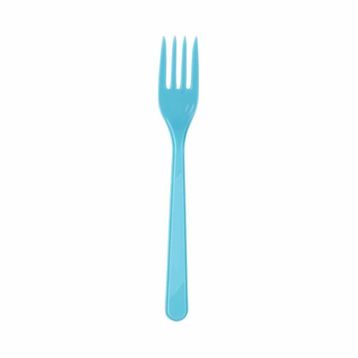 Elit Parti Açık Mavi Plastik 25 Adet Çatal