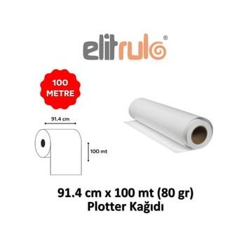 Elit Rulo 91.4x100 cm 80 gr Plotter Kağıdı