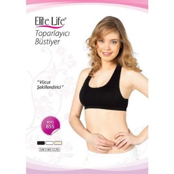 Elite Life Beyaz Toparlayıcı Büstiyer Sütyen