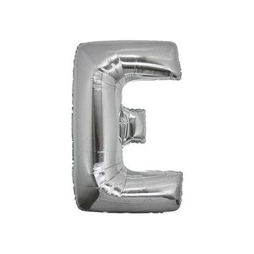 Elitetime Harf E 16 inc Gümüş Folyo Balon
