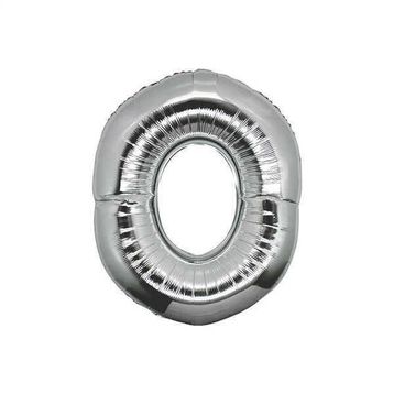 Elitetime Harf O 16 inc Gümüş Folyo Balon