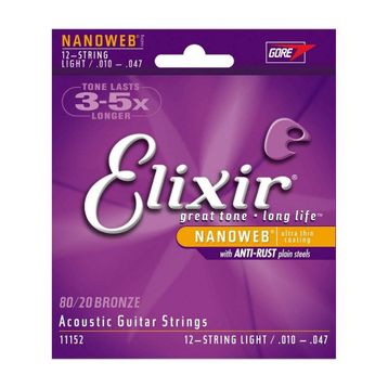 Elixir 010-047 Bronz Akustik Gitar Teli