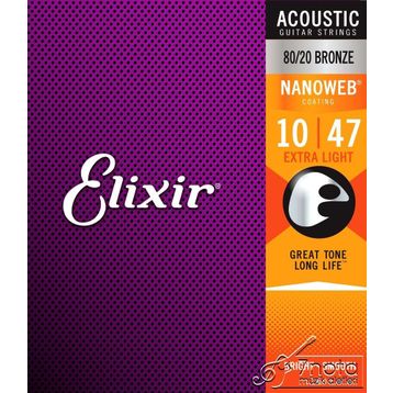 Elixir 010-047 Bronz Akustik Gitar Teli