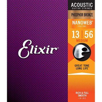 Elixir 013-056 16102 Fosfor Bronz Akustik Gitar Teli
