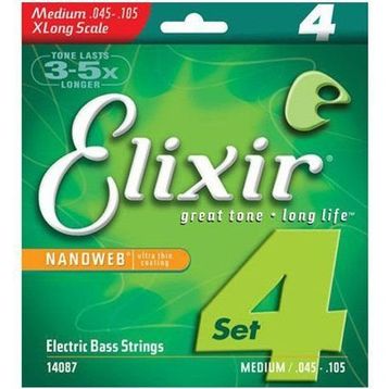 Elixir 14087 045-105 Ex Long Bas Gitar Teli