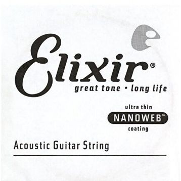 Elixir 14126 26 Nanoweb Phosphor Bronze Tek Akustik Gitar Teli