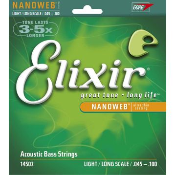 Elixir 14502 045-100 Akustik Bas Gitar Teli