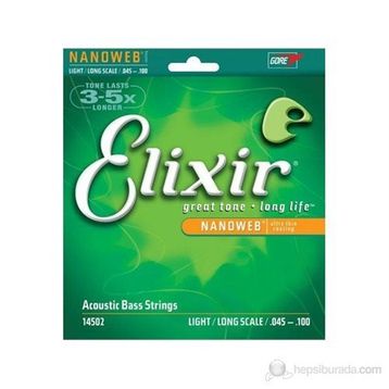 Elixir 14502 045-100 Akustik Bas Gitar Teli