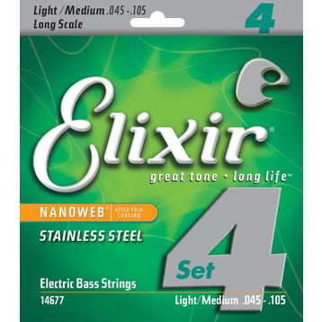 Elixir 14677 45-105 Bass Gitar Teli