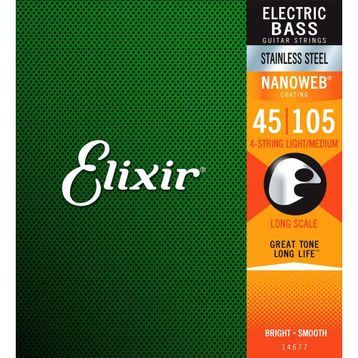 Elixir 14677 45-105 Bass Gitar Teli