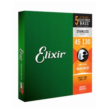 Elixir 14777 045-130 Çelik Sarım Bas Gitar Teli