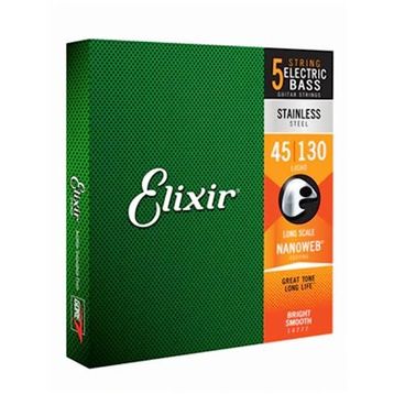 Elixir 14777 045-130 Çelik Sarım Bas Gitar Teli