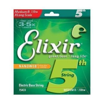 Elixir 15433 130 TW Tek Bas Gitar Teli