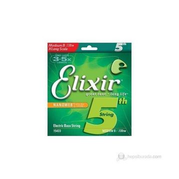 Elixir 15433 130 TW Tek Bas Gitar Teli